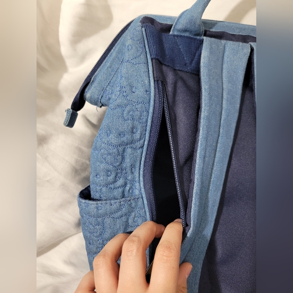 Hello Kitty Blue Canvas Backpack - Picture 3 of 4